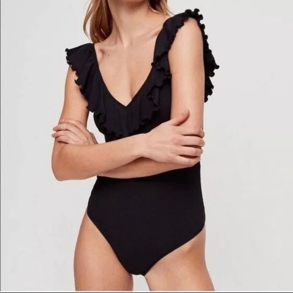 Wilfred Ribbed Cotton Body Suit